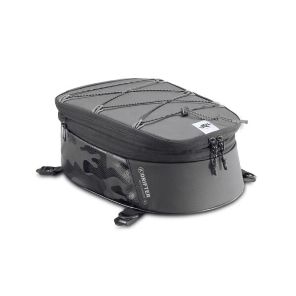 Borsa Moto Da Sella Passeggero Kappa DR02 Espandibile Da 9 A 12 Litri