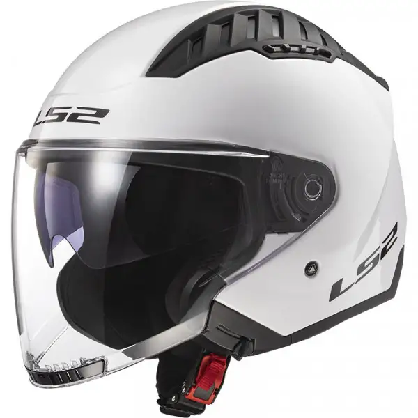 Casco Moto Jet LS2 OF600 COPTER II Bianco Lucido 22.06