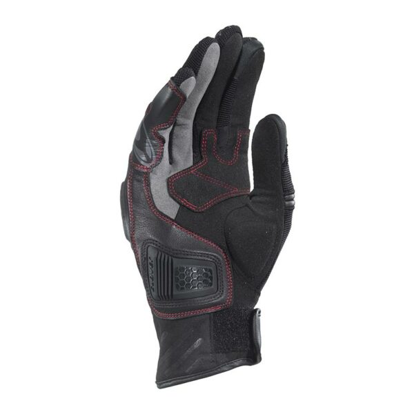 Guanti Moto Sportivo Estivi Clover Predator-2 Nero/Rosso