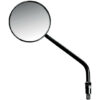Coppia Specchietti Moto Lampa Modello Classic da 10mm Nero