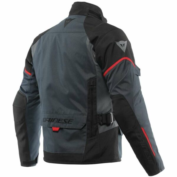 GIACCA MOTO TEMPEST 3 D-DRY EBONY/BLACK/LAVA-RED