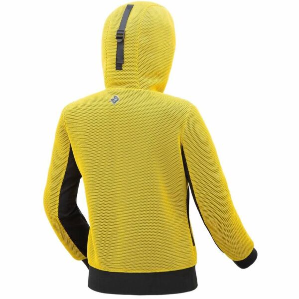 GIACCA MOTO DONNA TUCANO URBANO IN RETE 3D BOMBER GIALLO