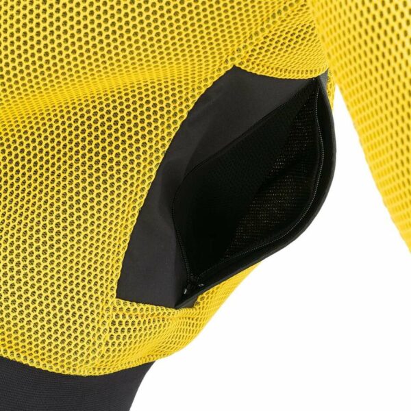 GIACCA MOTO DONNA TUCANO URBANO IN RETE 3D BOMBER GIALLO
