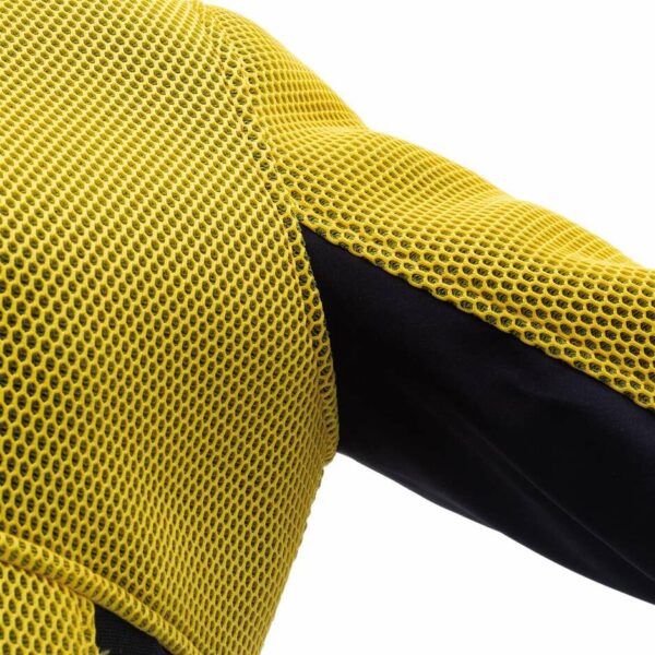 GIACCA MOTO DONNA TUCANO URBANO IN RETE 3D BOMBER GIALLO