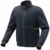 GIACCA MOTO UOMO TUCANO URBANO IN RETE 3D BOMBER BLU SCURO