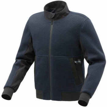 GIACCA MOTO UOMO TUCANO URBANO IN RETE 3D BOMBER BLU SCURO