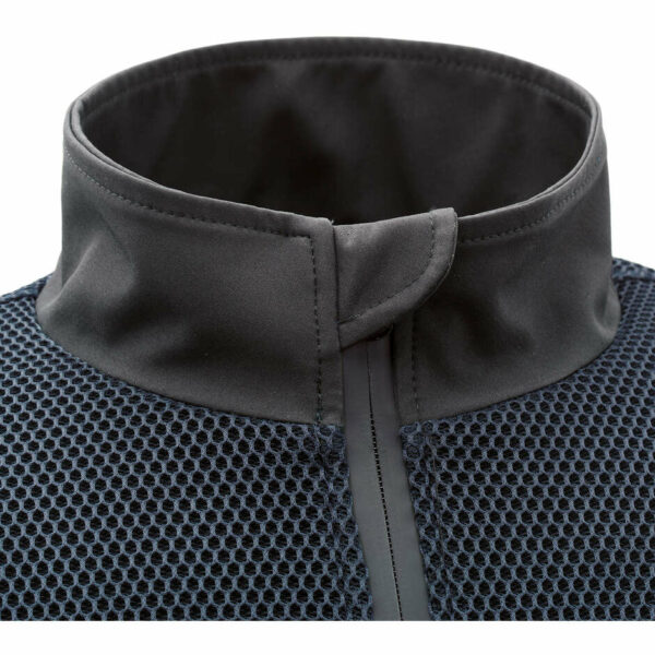 GIACCA MOTO UOMO TUCANO URBANO IN RETE 3D BOMBER BLU SCURO