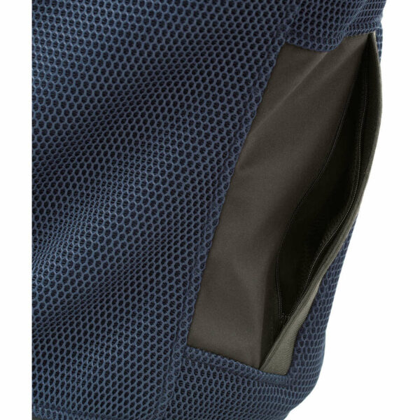 GIACCA MOTO UOMO TUCANO URBANO IN RETE 3D BOMBER BLU SCURO