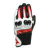 Guanti Moto Estivi in Pelle Dainese MIG 3 Nero Bianco Lava Rosso