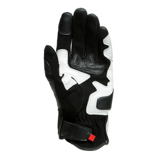 Guanti Moto Estivi in Pelle Dainese MIG 3 Nero Bianco Lava Rosso