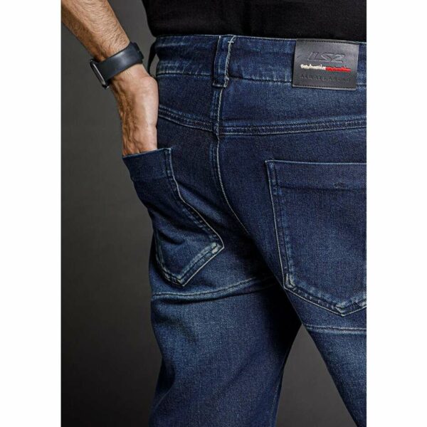 Jeans Moto UOMO Ls2 BRADFORD Dark Blu