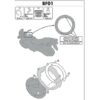 Kit Attacco Per Borsa Kappa/GIVI  BF01K Per Tanklock
