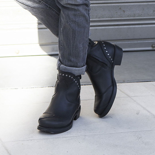 Scarpe Donna Moto Custom Certificate Stylmartin PERAL ROCK WP Nero