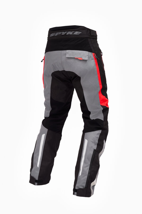 Pantaloni MOTO Uomo Spyke COMPASS DRY TECNO GREY/BLACK/RED
