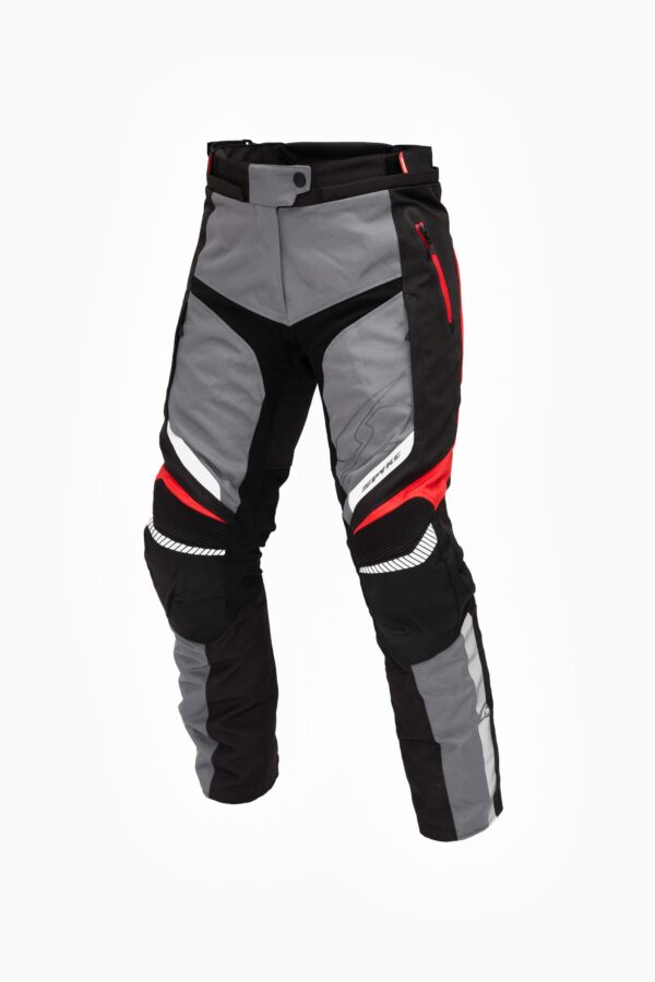 Pantaloni MOTO Uomo Spyke COMPASS DRY TECNO GREY/BLACK/RED