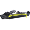 Marsupio con fascia elastica realizzato con materiali e cerniere waterproof.