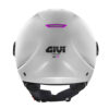 CASCO GIVI LADY DEMI JET 11.7 ARGENTO OPACO FUXIA