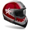 CASCO MOTO JET AIROH J110 COMMAND BURGUNDY LUCIDO
