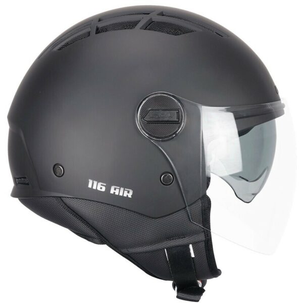 CASCO MOTO JET CGM 116A AIR MONO NERO OPACO 22-06