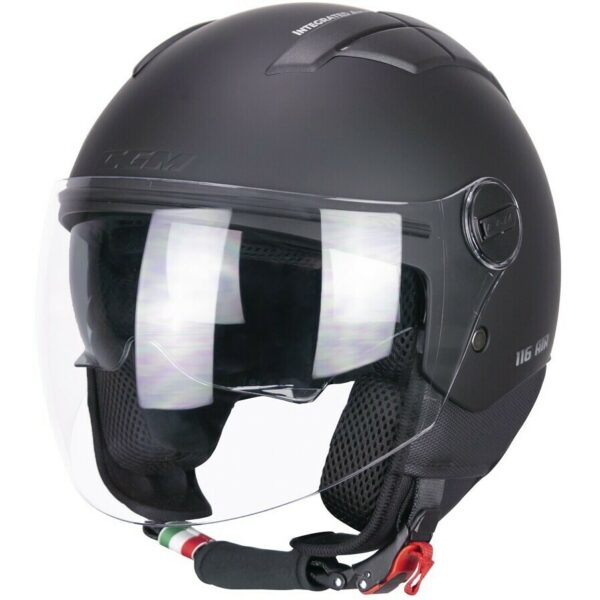 CASCO MOTO JET CGM 116A AIR MONO NERO OPACO 22-06