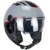 CASCO MOTO JET CGM 116G AIR BICO GRIGIO FUCSIA FLUO 22-06