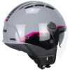 CASCO MOTO JET CGM 116G AIR BICO GRIGIO FUCSIA FLUO 22-06
