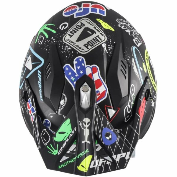CASCO MOTO JET UFO SHERATAN GRAPHIC