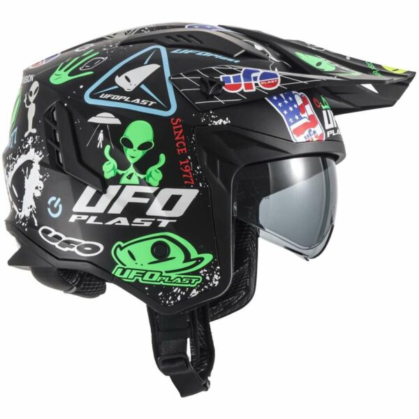 CASCO MOTO JET UFO SHERATAN GRAPHIC