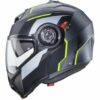 Casco Moto Modulare Omologato P/J Caberg DUKE EVO MOVE Grigio Opaco Nero Giallo Fluo