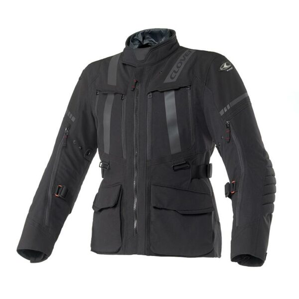 GIACCA MOTO 3 STRATI CLOVER SAVANA-4 WP NERO