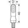 Coppia Frecce Indicatori di Direzione a Led Moto Lampa NANO