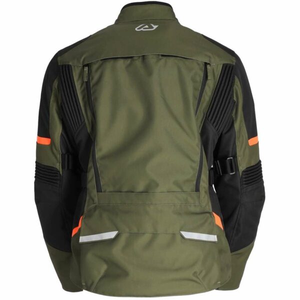Giacca da Moto Touring ACERBIS CE X-ROVER Verde Arancione