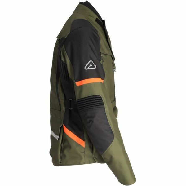 Giacca da Moto Touring ACERBIS CE X-ROVER Verde Arancione