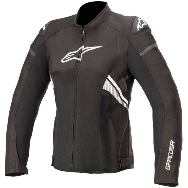 Giacca Moto Traforata Donna Alpinestars STELLA T-GP PLUS R V3 AIR Nero Bianco