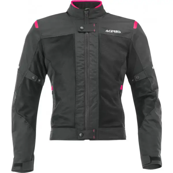 Giubbotto Moto Donna Estiva Acerbis RAMSEY LADY My Vented 2.0 CE Nero Rosa