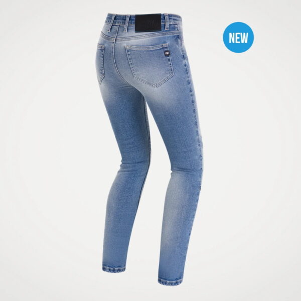 JEANS MOTO PMJ GINEVRA IN T-STRETCH DONNA BLUE AA
