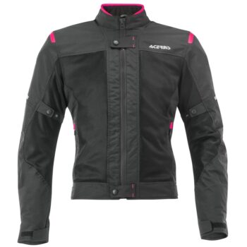 Giubbotto Moto Donna Estiva Acerbis RAMSEY LADY My Vented 2.0 CE Nero Rosa