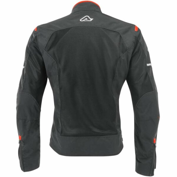 Giubbotto Moto Estivo Traforato Acerbis RAMSEY My Vented 2.0 CE Nero Rosso