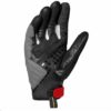 Guanti Corti Moto In Pelle Racing Spidi G-CARBON Nero Rosso
