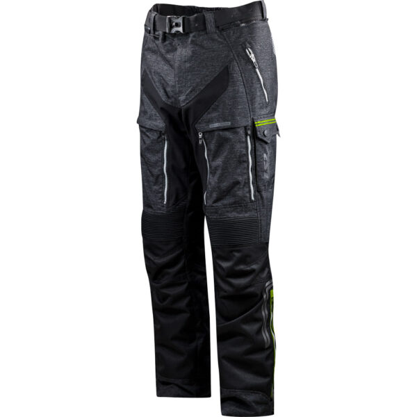 Pantaloni Moto UOMO LS2 NEVADA  Triplo Strato Nero Giallo certificato