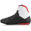 Scarpette Moto Certificate Alpinestars FASTER-3 RIDEKNIT Nero Bianco Rosso