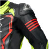 TUTA MOTO INTERA SPYKE ASSEN RACE 2.0 NERO GIALLO ROSSO FLUO