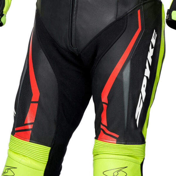 TUTA MOTO INTERA SPYKE ASSEN RACE 2.0 NERO GIALLO ROSSO FLUO