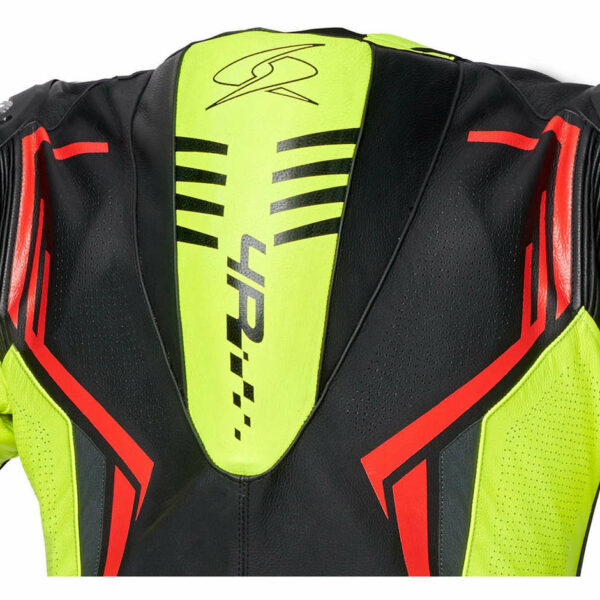 TUTA MOTO INTERA SPYKE ASSEN RACE 2.0 NERO GIALLO ROSSO FLUO