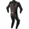 Tuta Moto Intera Racing Professional Alpinestars MISSILE V2 1pc Nero Rosso Fluo