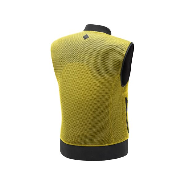 GILET UOMO MOTO ESTIVO TUCANO URBANO FLOWMOTION GILET NERO/GIALLO