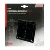 Porta Targa in Acciaio Inox - Nero 185x185 MM