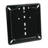 Porta Targa in Acciaio Inox - Nero 185x185 MM
