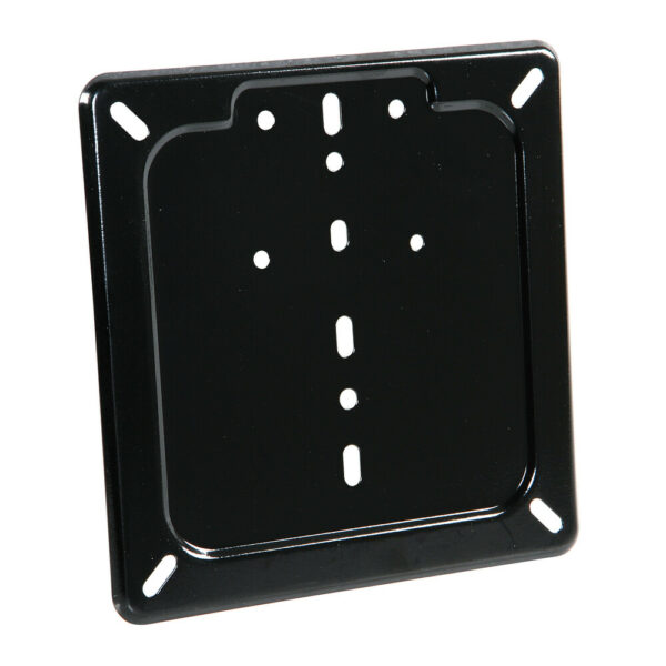 Porta Targa in Acciaio Inox - Nero 185x185 MM