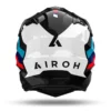CASCO MOTO TOURING AIROH COMMANDER 2 DOOM NERO LUCIDO
